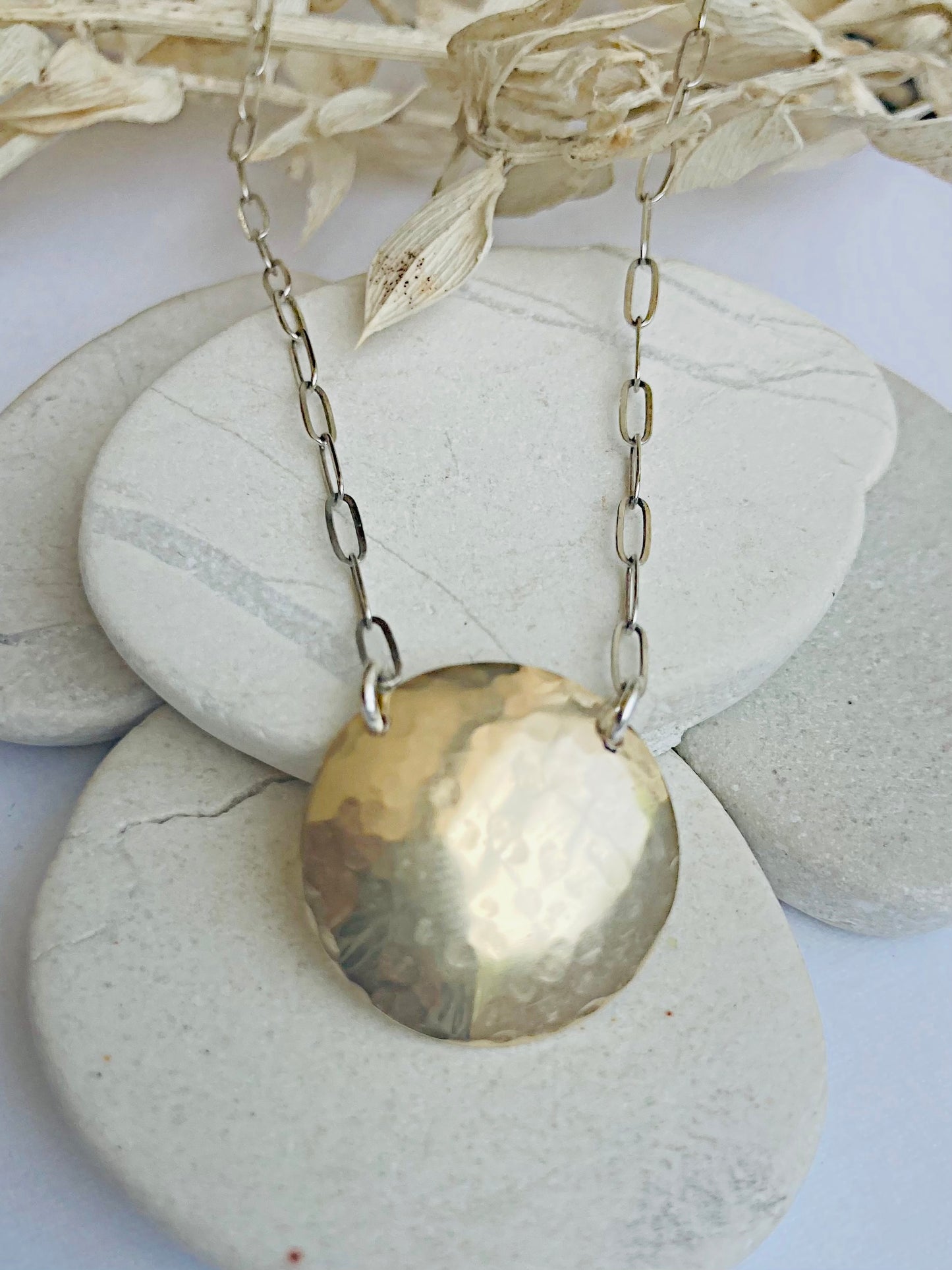 4-Sunshine Necklace-14K & SS