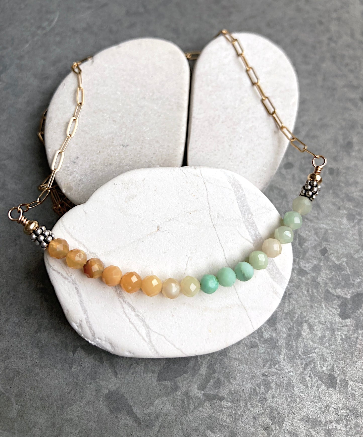 9-Beaded Bar Necklace-BurmaJad-GF