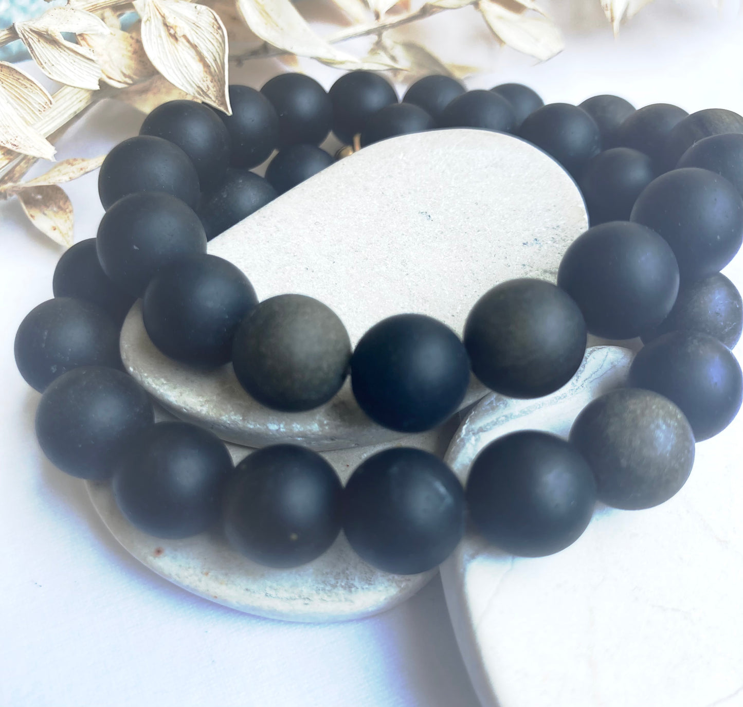 Stretch Bracelet-Golden Obsidian-M 10mm