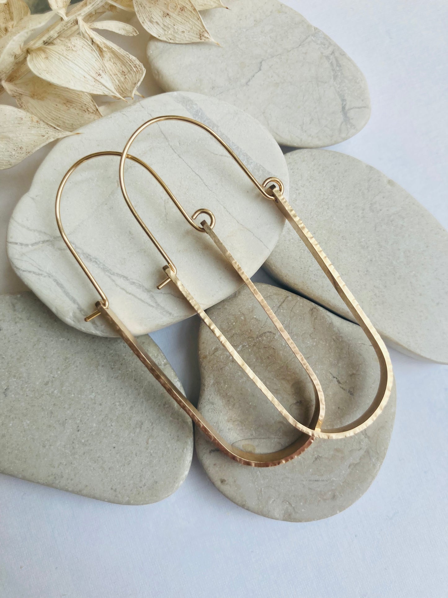 Oval Textured Hoop-GF